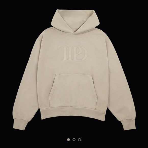 Taylor Swift TTPD Beige Hoodie NEW! - Picture 1 of 2
